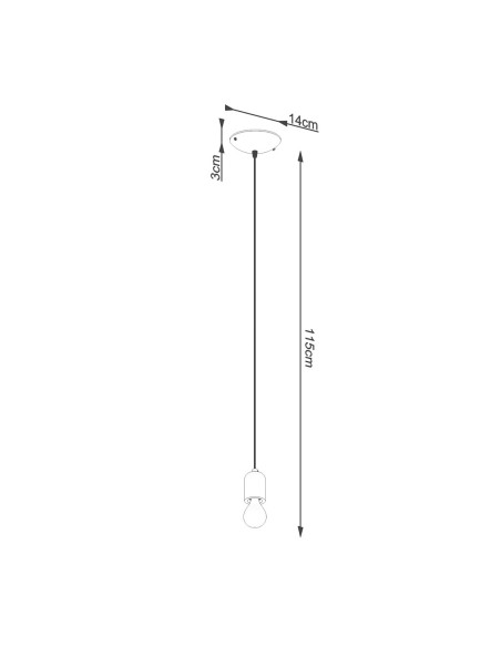 Lámpara colgante NESO 1