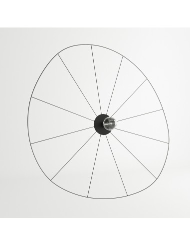 Aplique / Plafón ESKOLA 110 negro