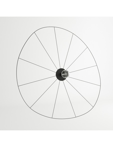 Aplique / Plafón ESKOLA 110 negro