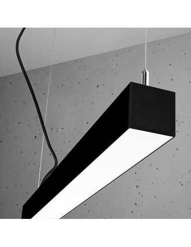 Lámpara colgante PINNE 67 negro