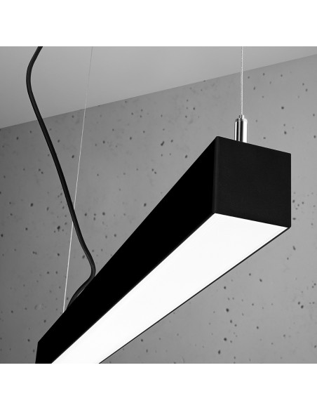 Lámpara colgante PINNE 67 negro