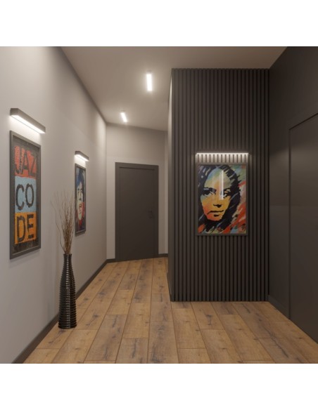 Aplique PINNE 90 gris