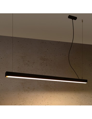 Lámpara colgante PINNE 118 negro
