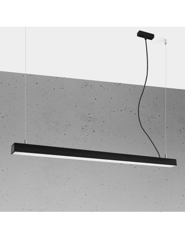 Lámpara colgante PINNE 118 negro