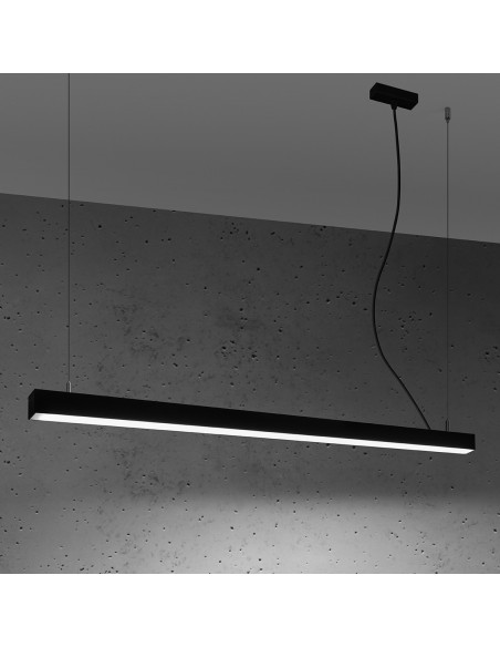 Lámpara colgante PINNE 118 negro