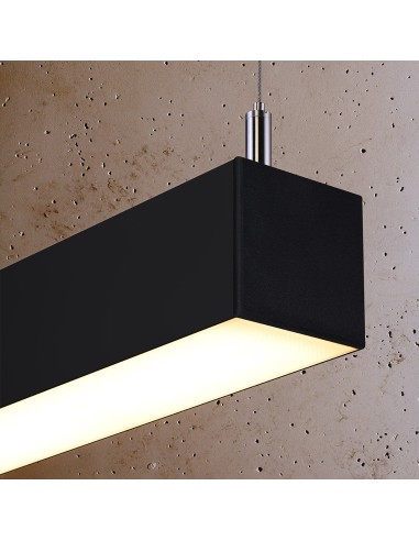 Lámpara colgante PINNE 150 negro