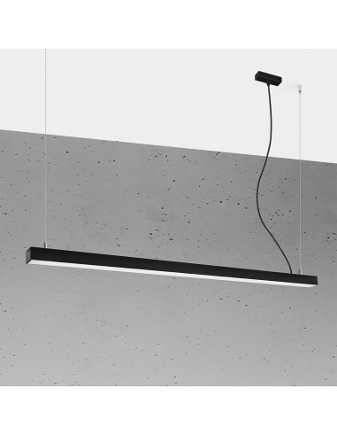 Lámpara colgante PINNE 150 negro