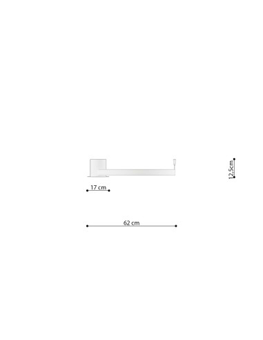 Plafón RIO 55 blanco 4000K
