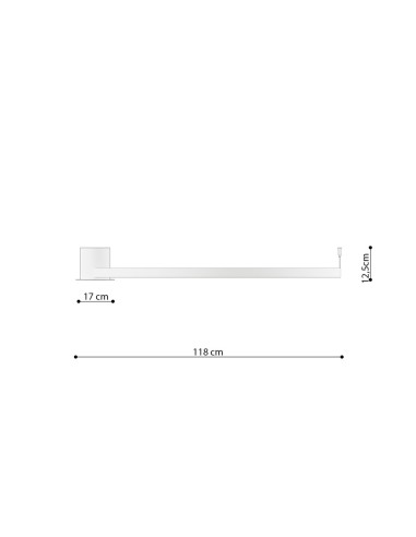 Plafón RIO 110 blanco 4000K