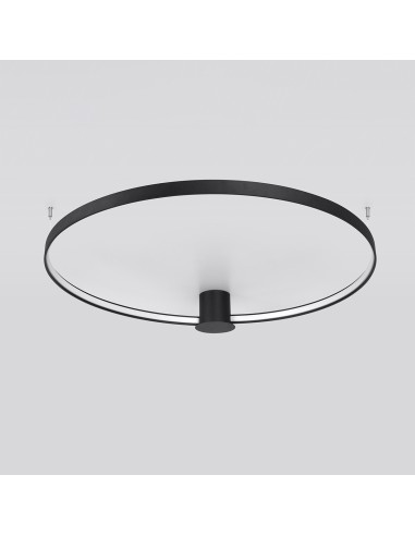 Plafón RIO 110 negro 4000K