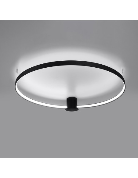 Plafón RIO 110 negro 4000K