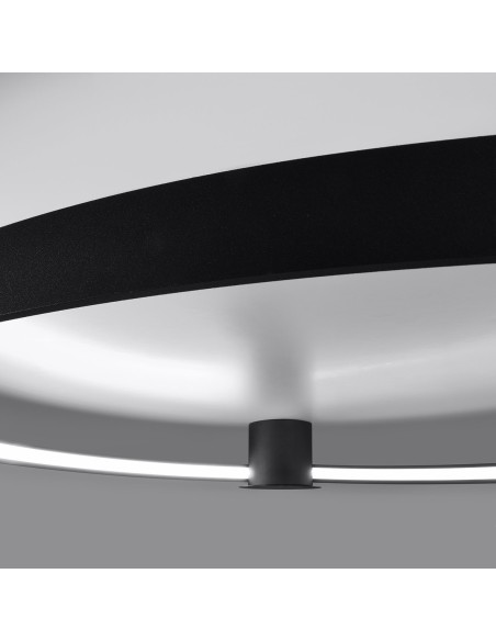 Plafón RIO 110 negro 4000K