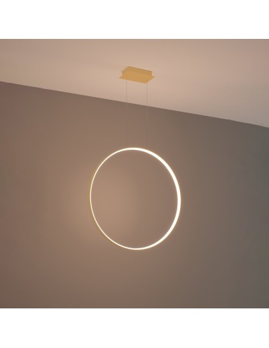 Lámpara colgante RIO 78 LED dorado 3000K