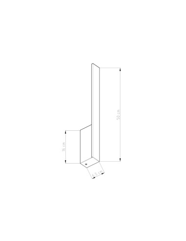 Aplique LAHTI S dorado 3000K