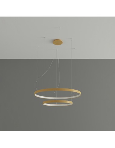 Lámpara RIO 2 55/78 dorada LED 3000K