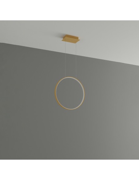 Lámpara colgante RIO 55 LED dorado 3000K