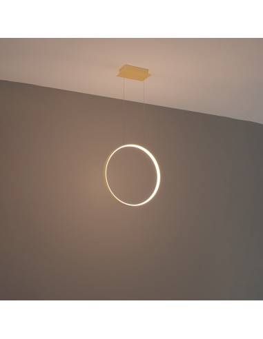 Lámpara colgante RIO 55 LED dorado 3000K