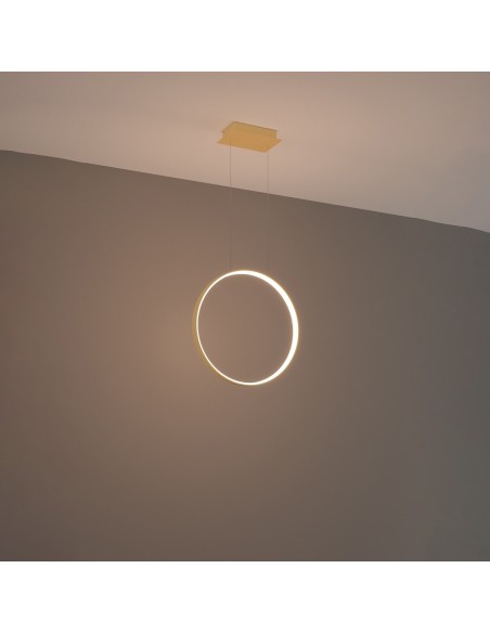 Lámpara colgante RIO 55 LED dorado 3000K
