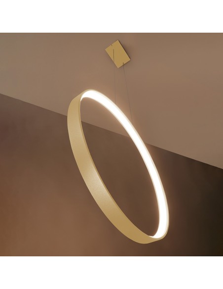 Lámpara colgante RIO 55 LED dorado 3000K