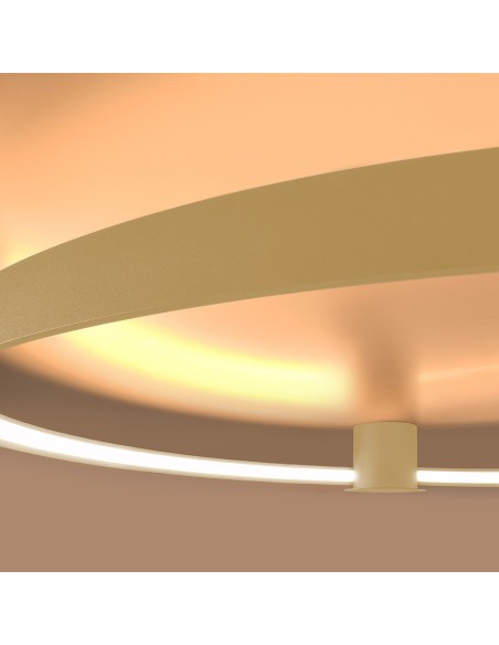 Lámpara de techo RIO 55 golden LED 3000K
