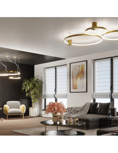 Lámpara RIO 78 oro pulido LED 3000K