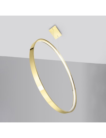 Lámpara colgante RIO 78 oro pulido LED 3000K