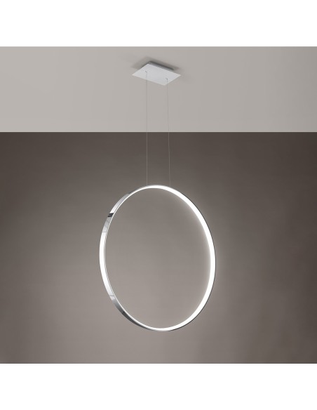 Lámpara colgante RIO 78 cromo LED 4000K