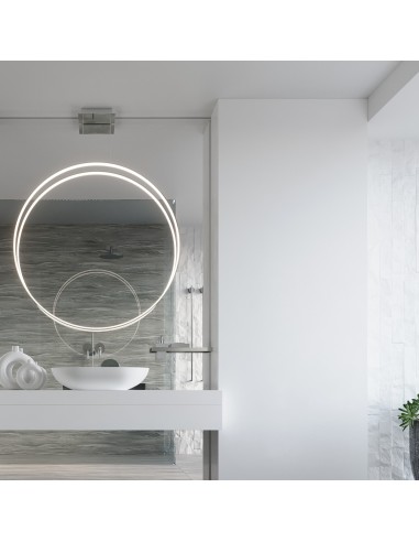 Lámpara colgante RIO 78 cromo LED 4000K