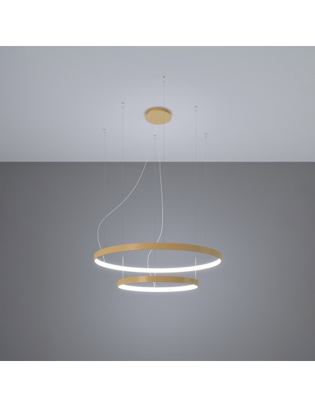 Lámpara RIO 2 55/78 LED dorado 4000K