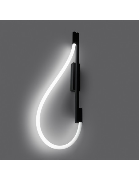 Aplique GALAKSE negro LED 2700-6500K