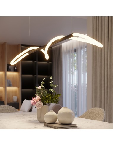 Aplique GALAKSE negro LED 2700-6500K