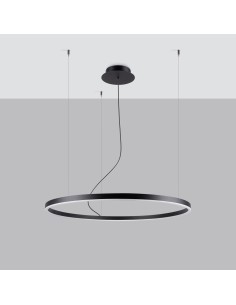 Araña ODA 80 negro LED 3000K 2