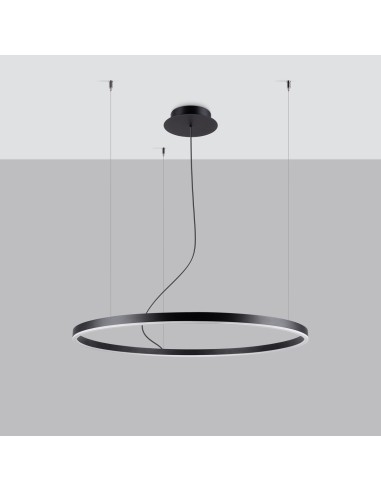 Araña ODA 80 negro LED 3000K