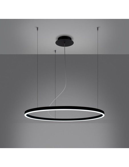 Araña ODA 80 negro LED 3000K