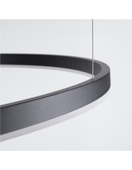 Araña ODA 80 negro LED 3000K