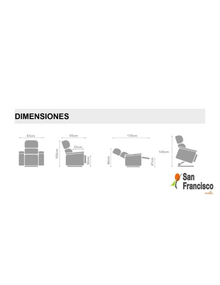 Sillón Relax 2 motores de entrega Urgente