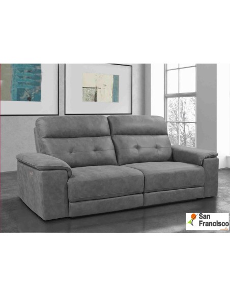 Sofá 3 plazas 205cm con 2 relax y 2 plazas 165cm