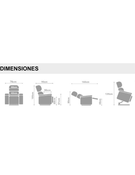 Butaca Relax levanta personas en Stock