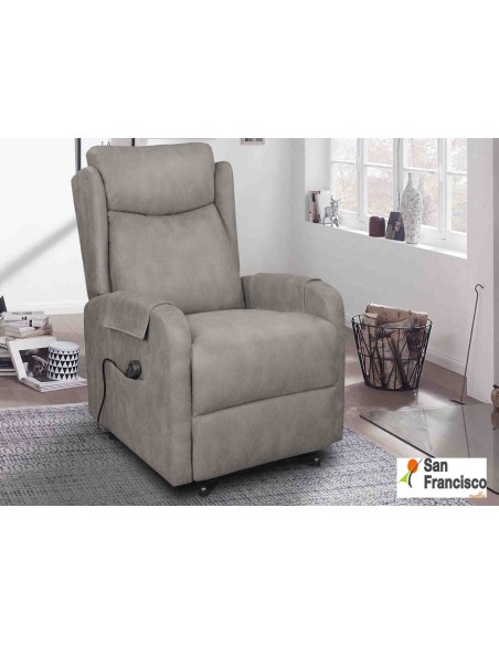 Sillón Relax 2 motores y carro elevador con ruedas en Stock