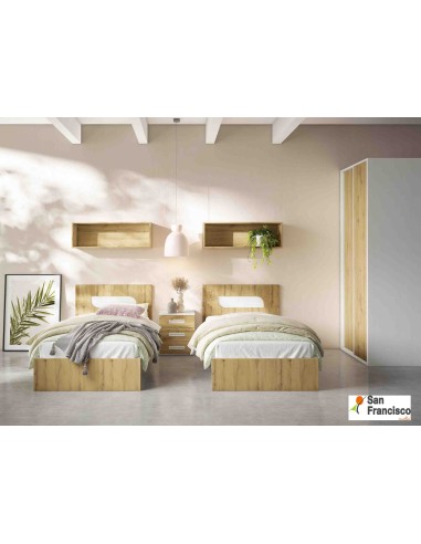 Cama Juvenil 90x190cm con piecero