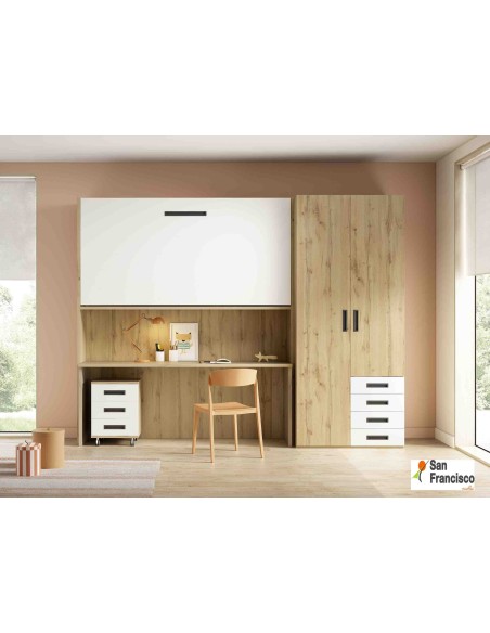 Cama abatible horizontal