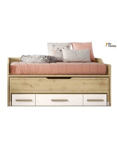 Cama Compacto Base Madera 30mm 2 camas 90x190cm