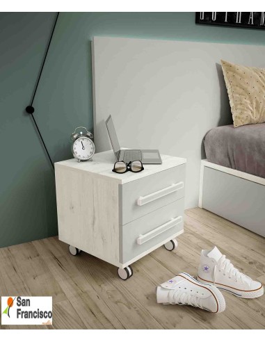 comprar cama nido 90x190cm - mueble juvenil con puente gran capacidad