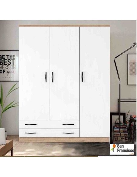 Armario 3 puertas 148cm