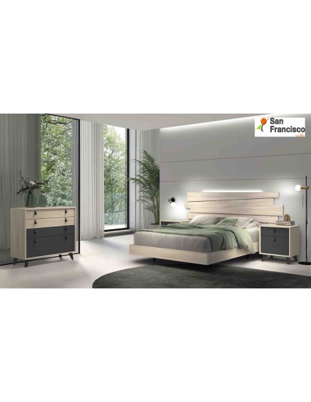Dormitorio de matrimonio actual última tendencia en diseño