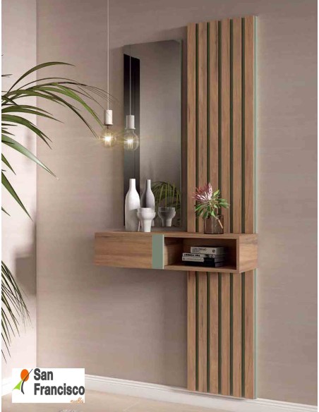 Recibidor de diseño de 80cm de palilleria