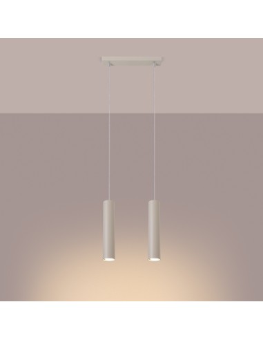 Lámpara colgante LAGOS 2 beige