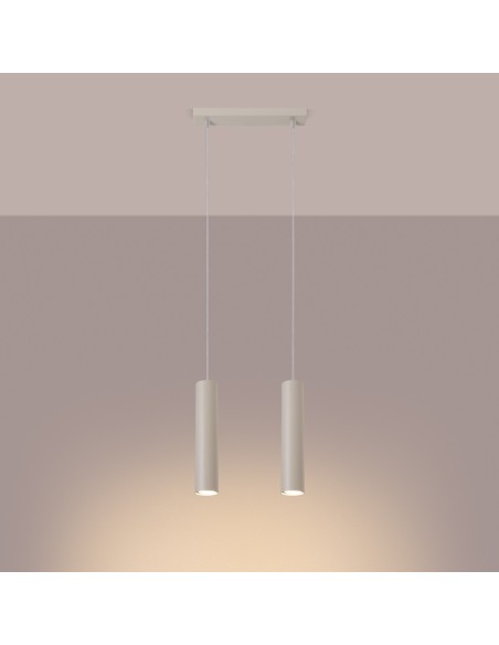 Lámpara colgante LAGOS 2 beige