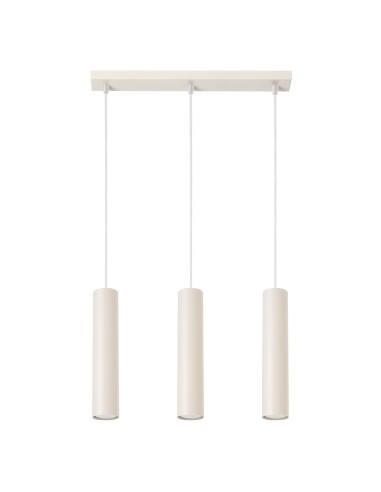 Lámpara colgante LAGOS 3L beige
