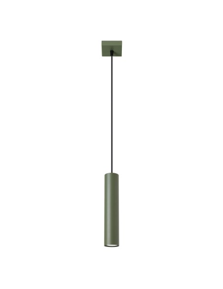 Lámpara colgante LAGOS 1 verde oliva
